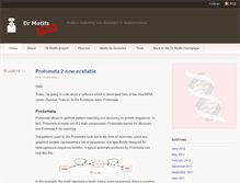 Tablet Screenshot of drmotifs.genouest.org